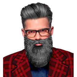 Plnovous šedivý vlnitý